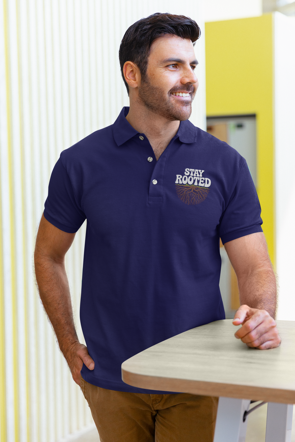 Alpha Polo Stay Rooted