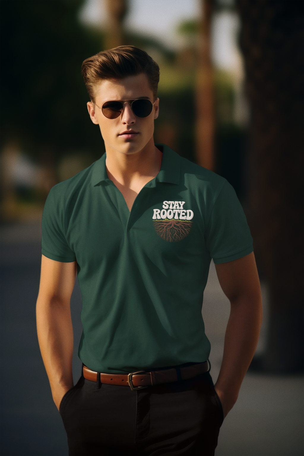 Alpha Polo Stay Rooted