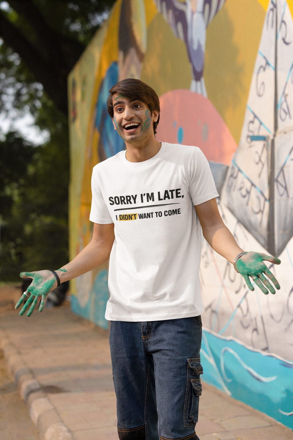 Classic Gent Tee Sorry Late