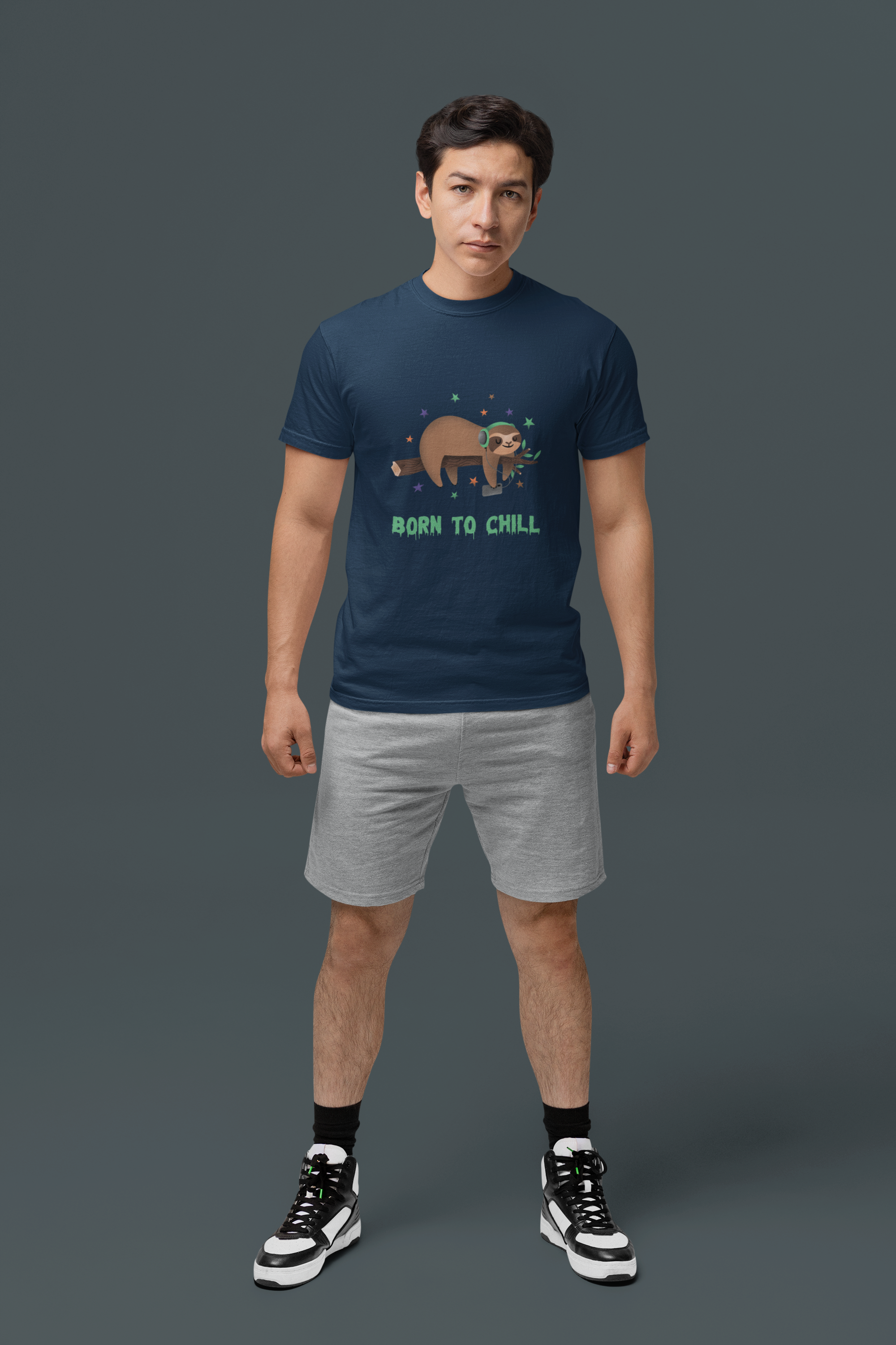Classic Gent Tee Born to Chill