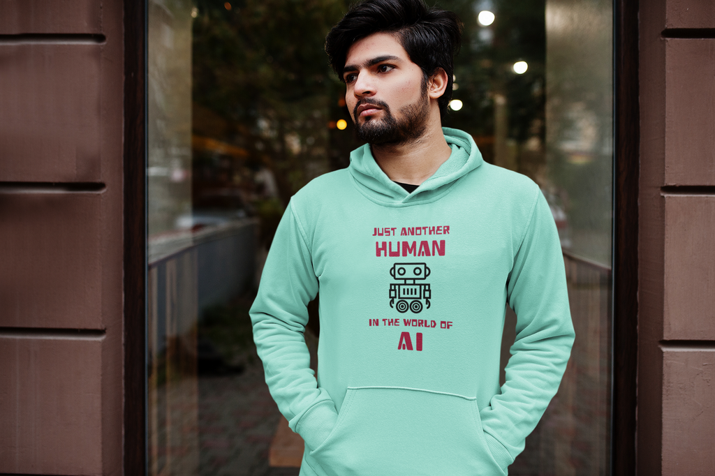 Mr. Human in AI Hoodie