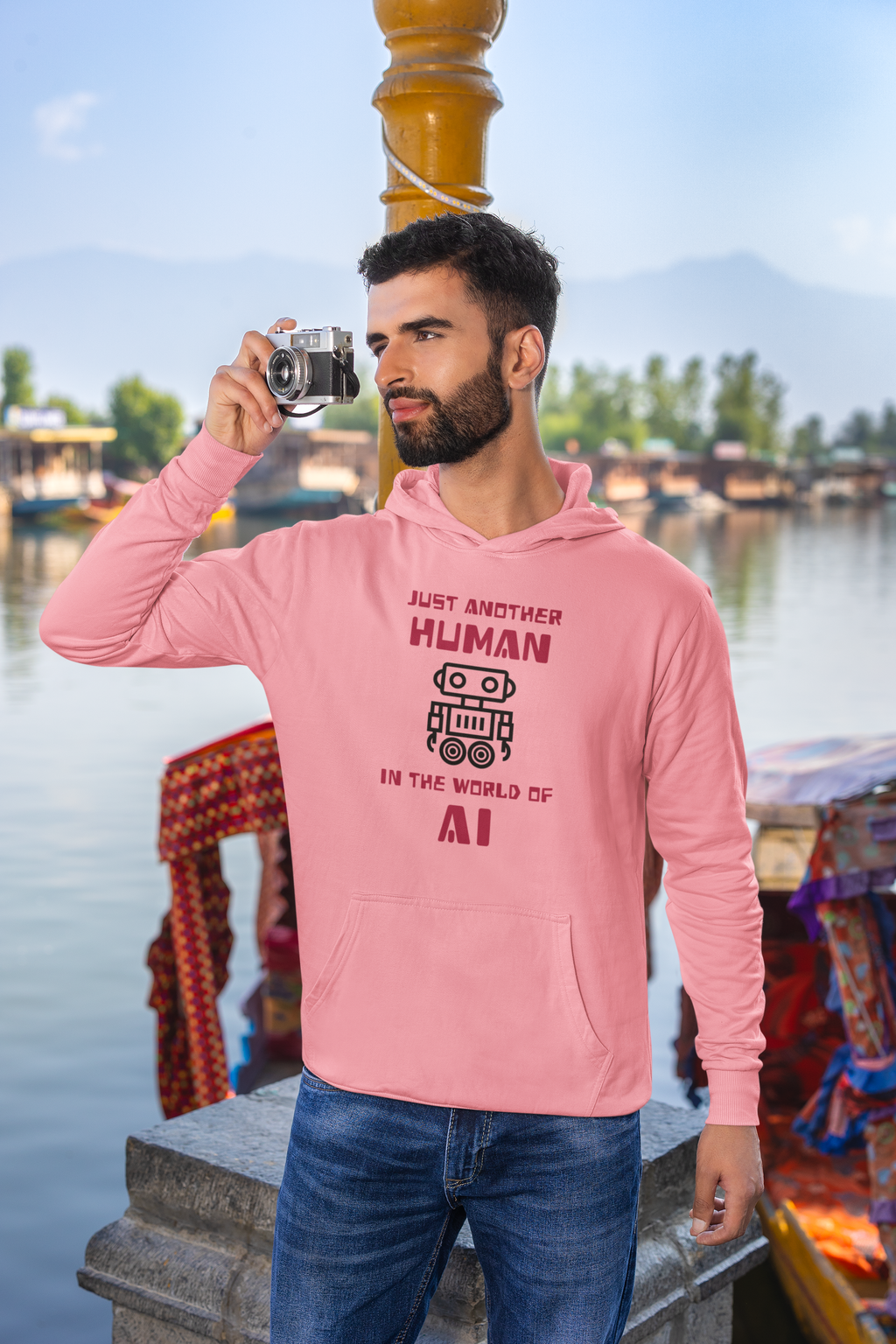 Mr. Human in AI Hoodie
