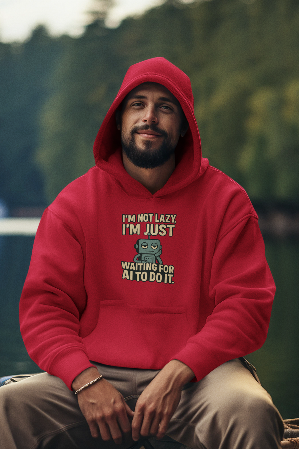 Mr. Lazy AI Hoodie