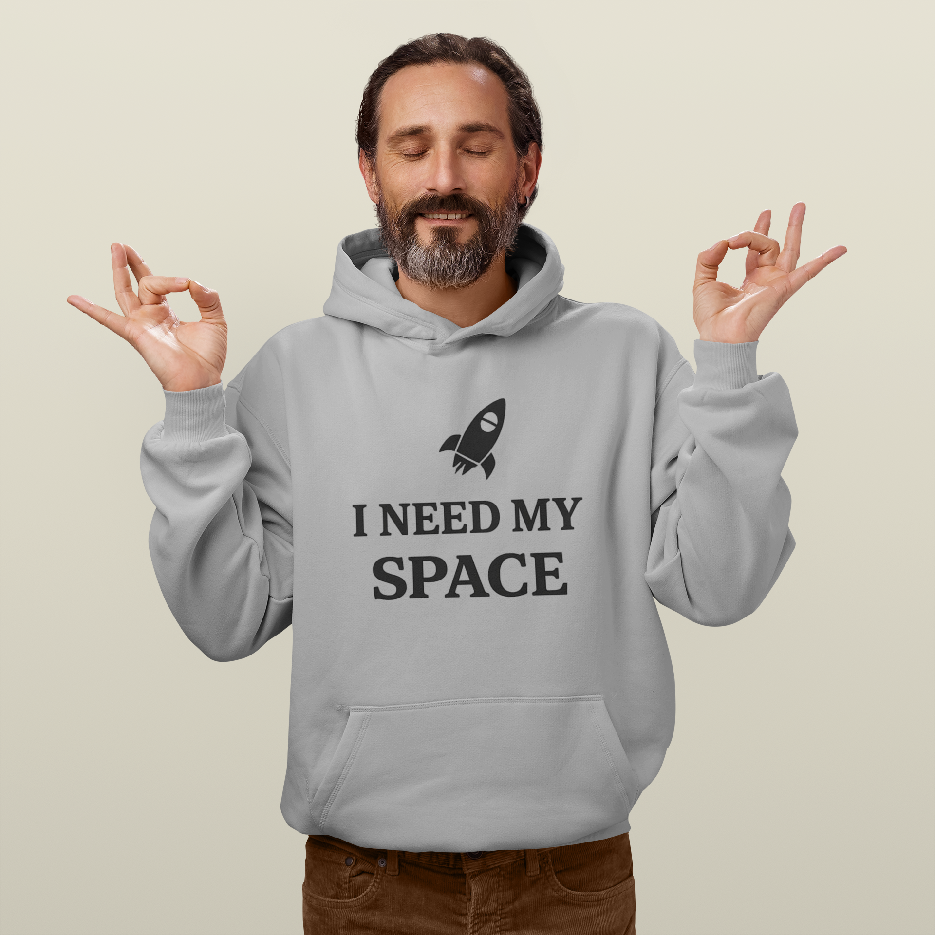 Mr.Hoodie Need Space