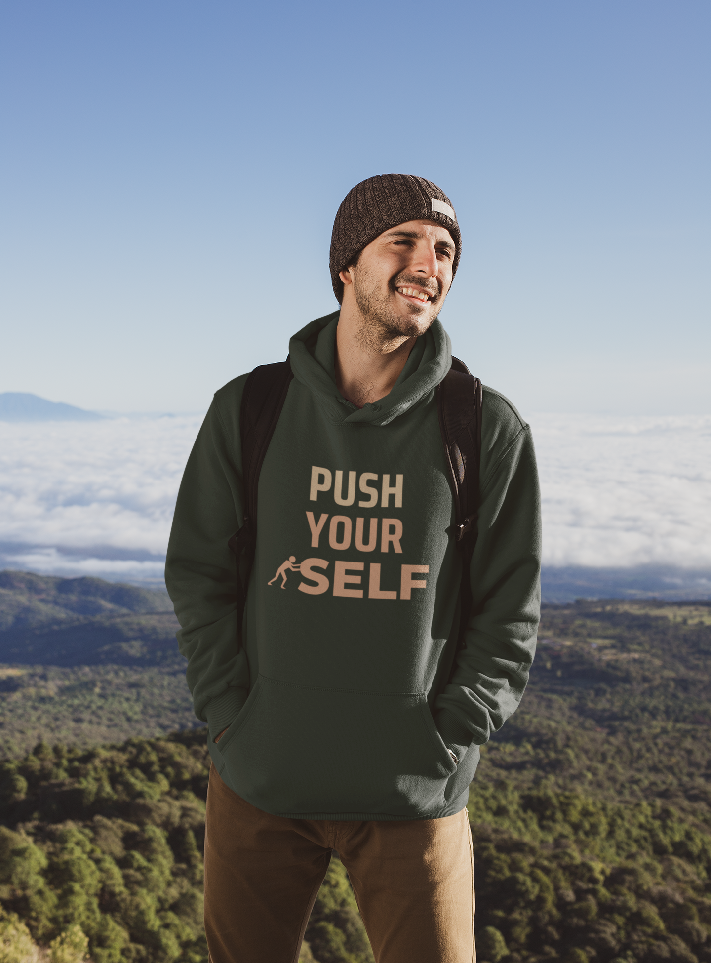 Mr.Hoodie Push Yourself