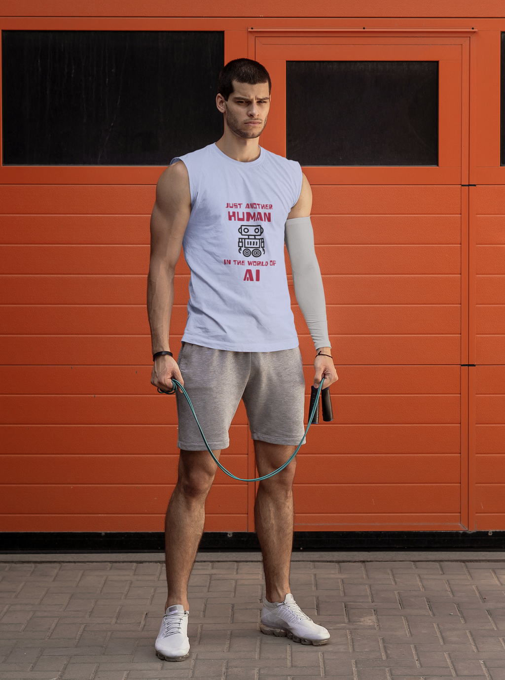 Mr. NoSleeve Human in the World of AI