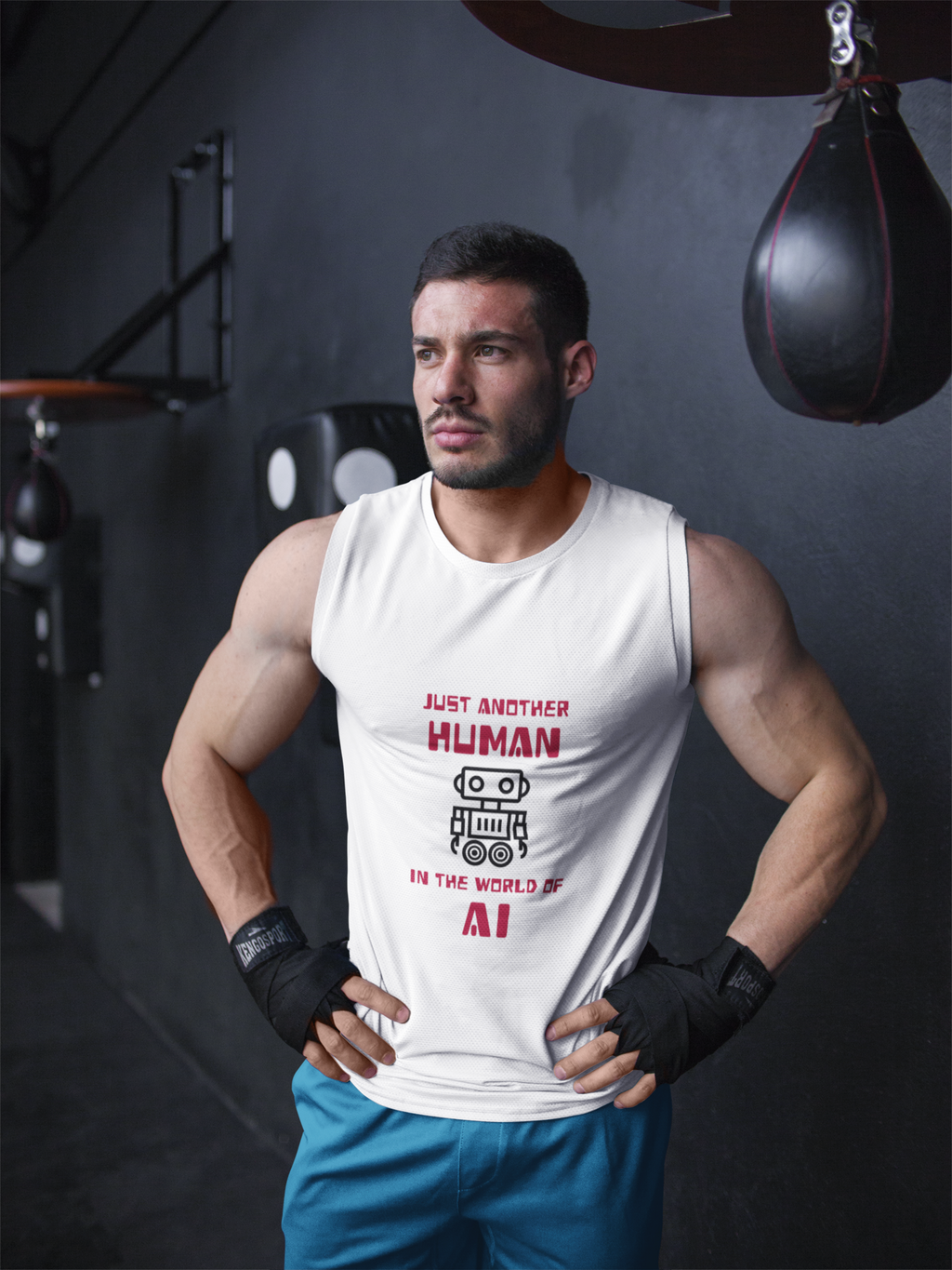 Mr. NoSleeve Human in the World of AI