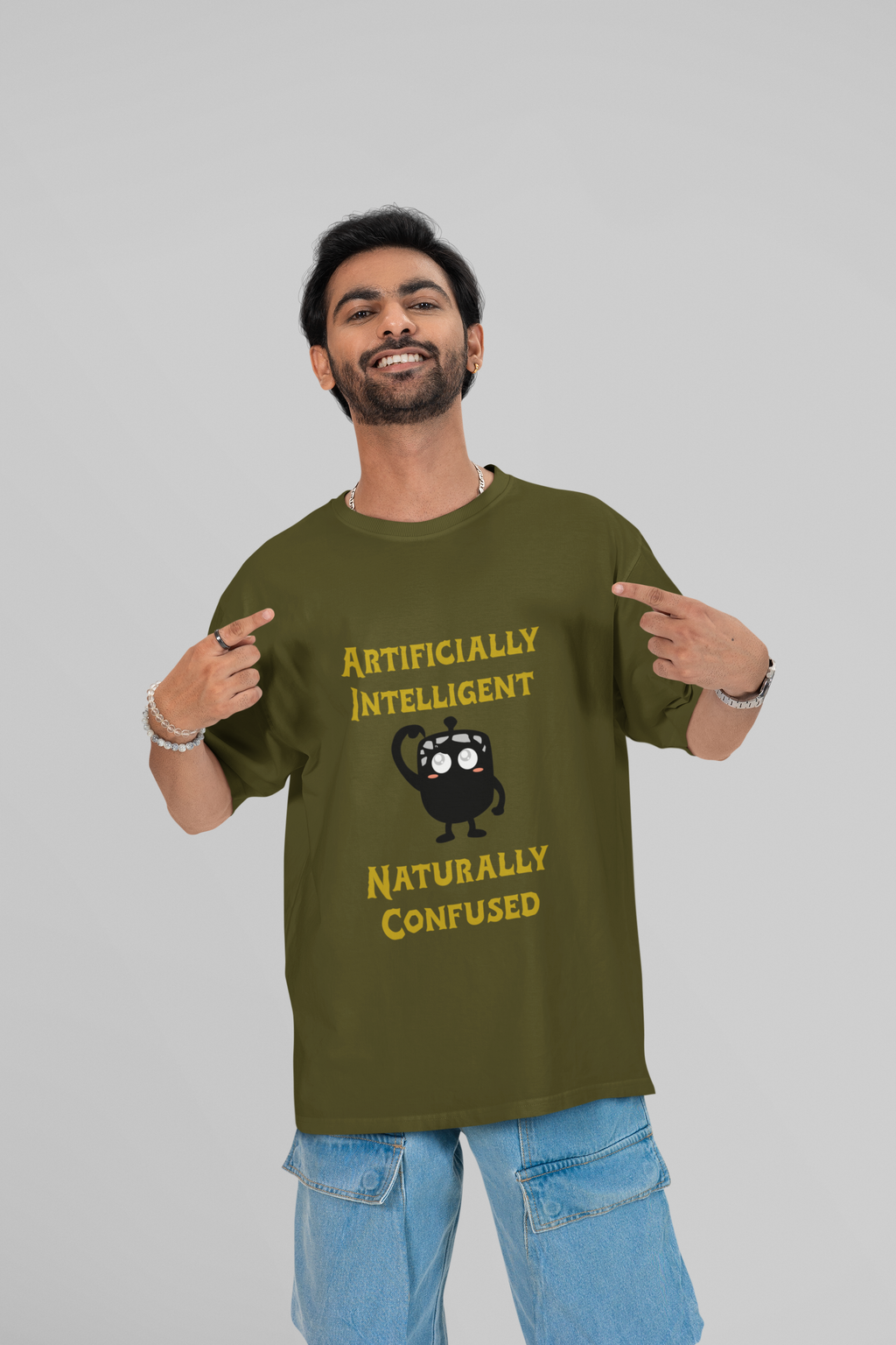 Oversized Alpha AI Tee