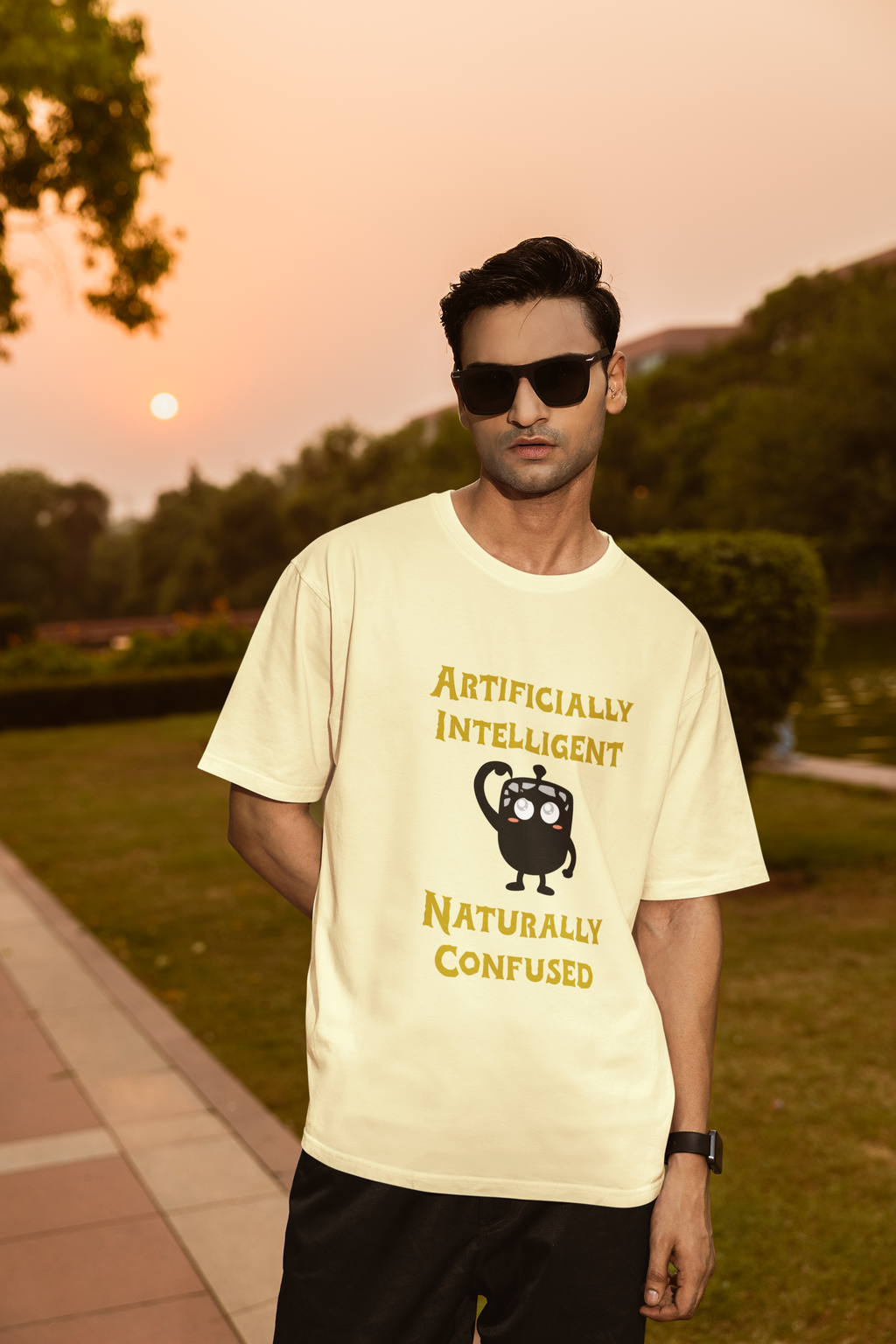 Oversized Alpha AI Tee