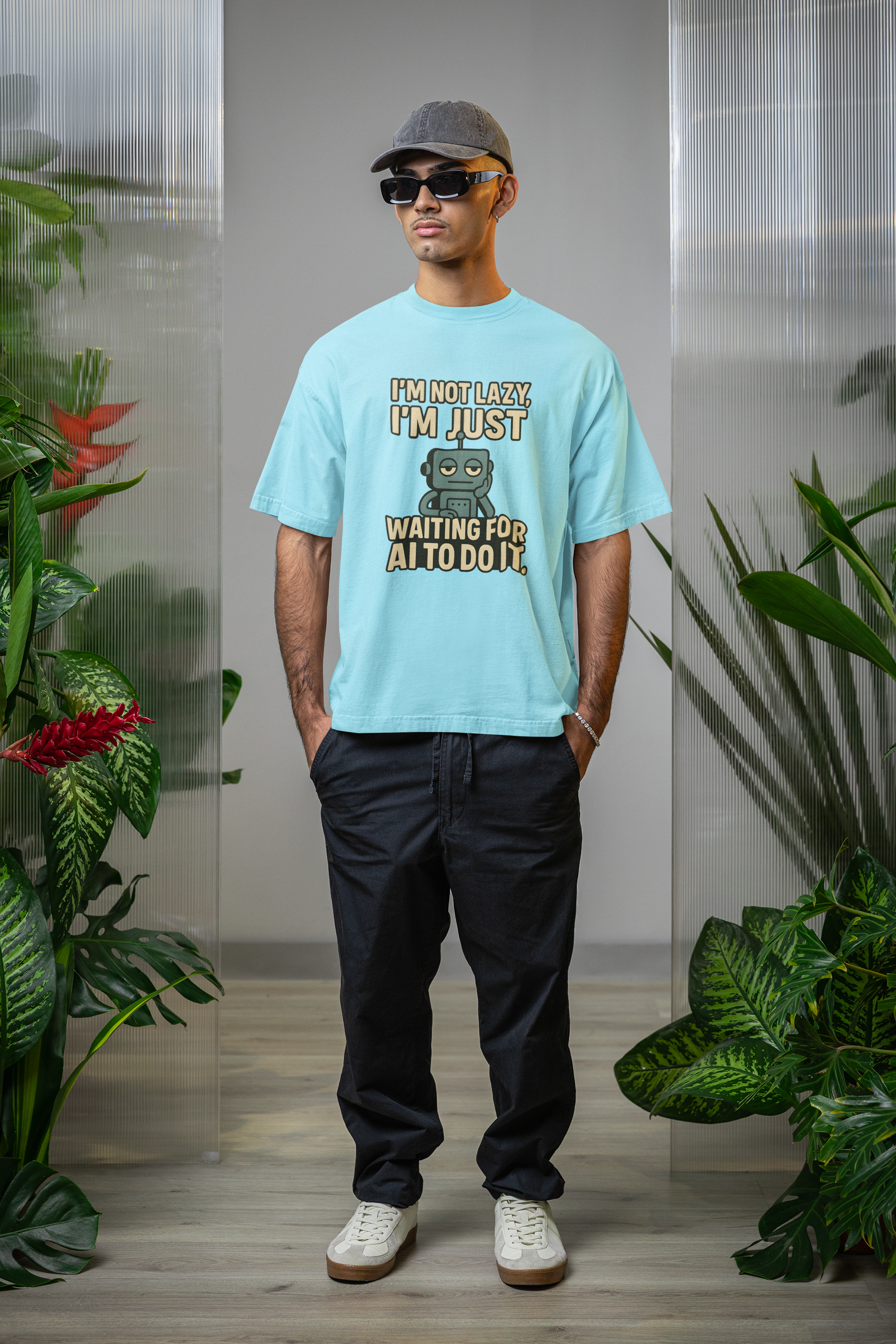 Oversized Alpha Lazy AI