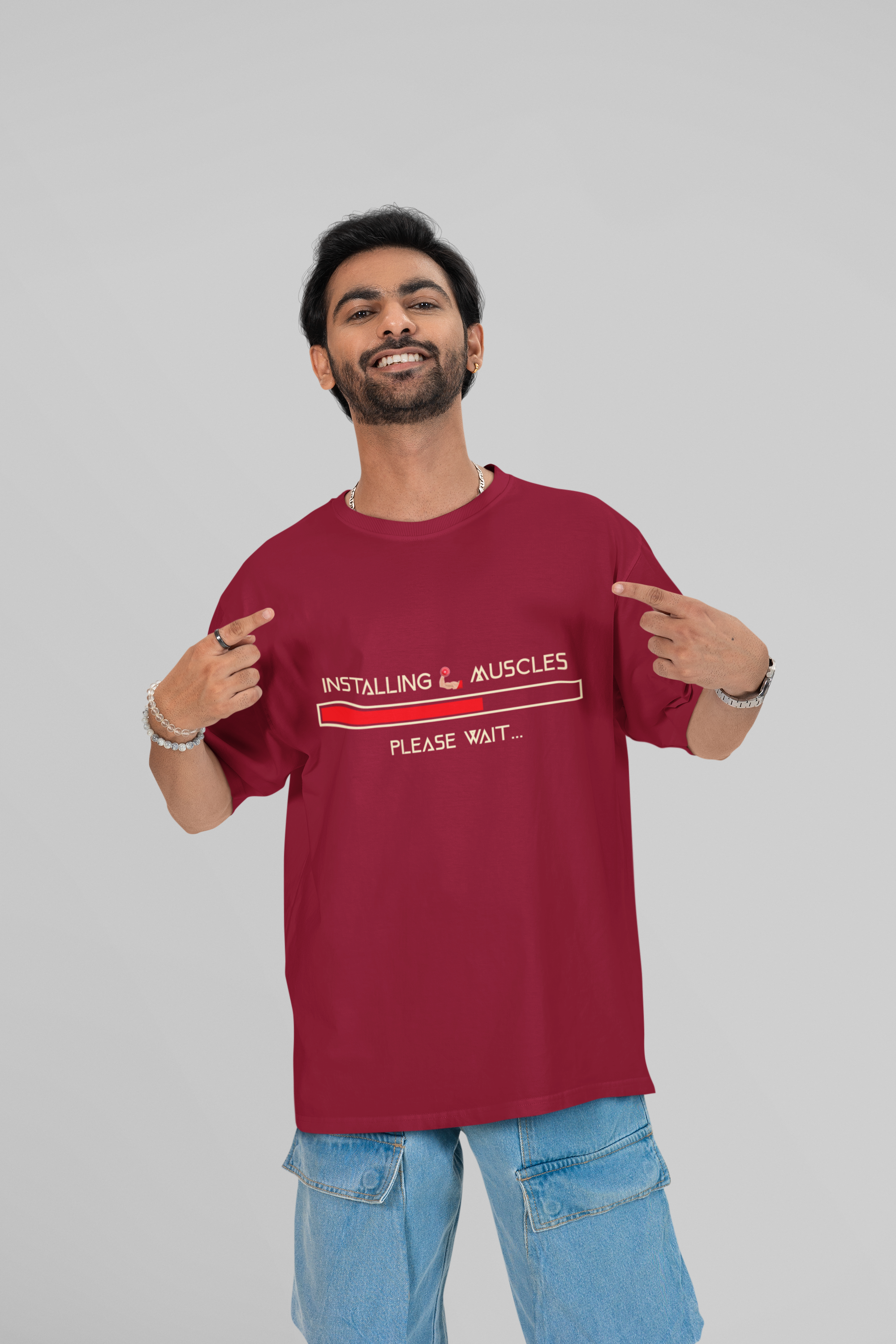 Oversized Alpha Installing Muscles