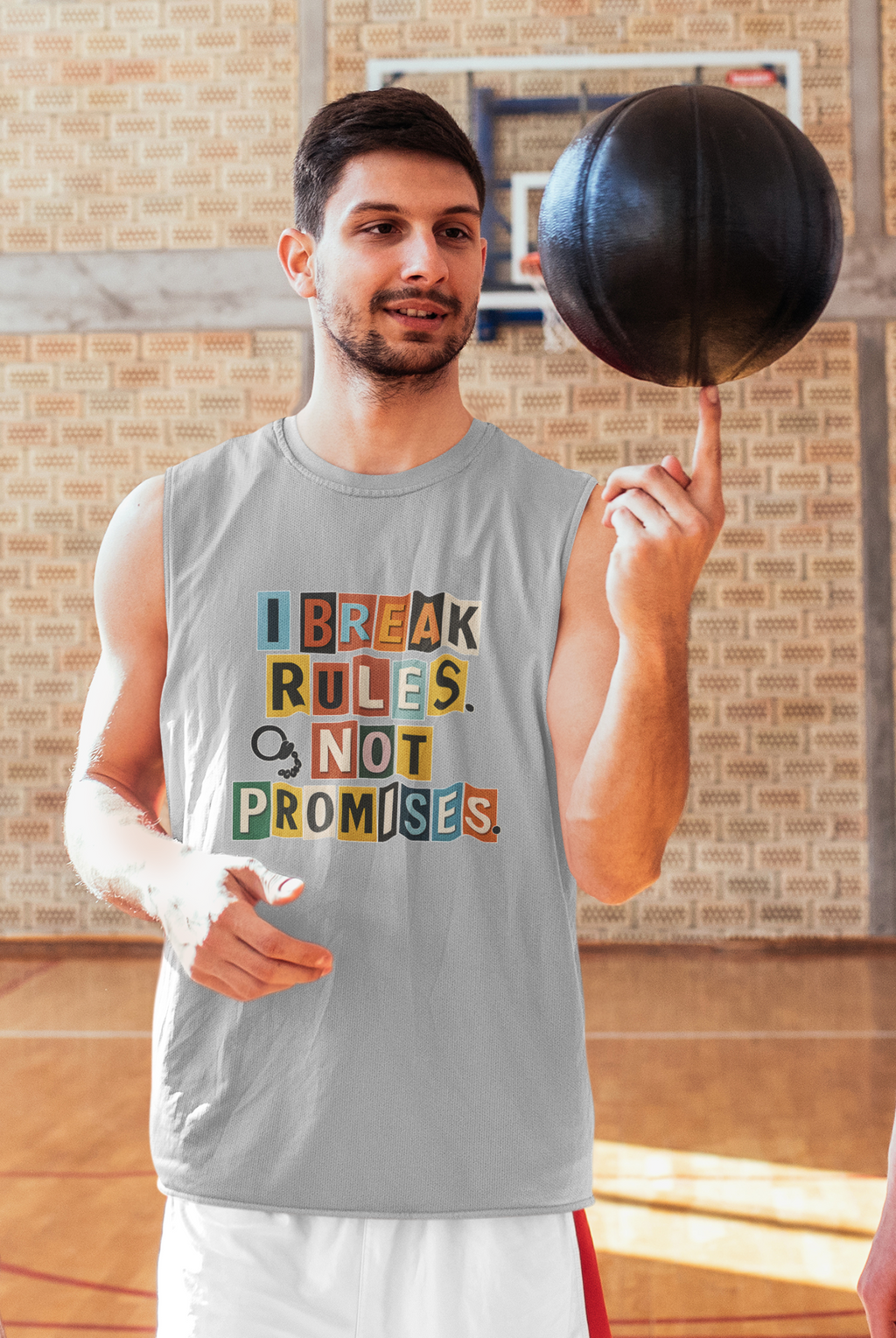 Mr. NoSleeve Break Rules!