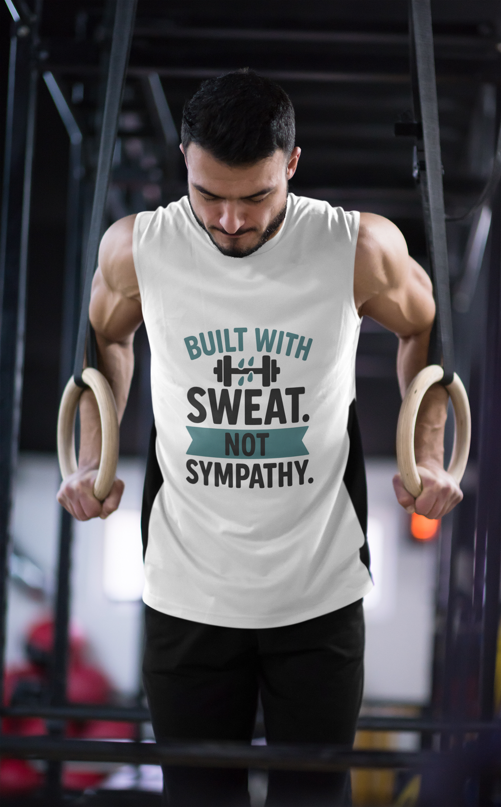 Mr. NoSleeve Built With Sweat