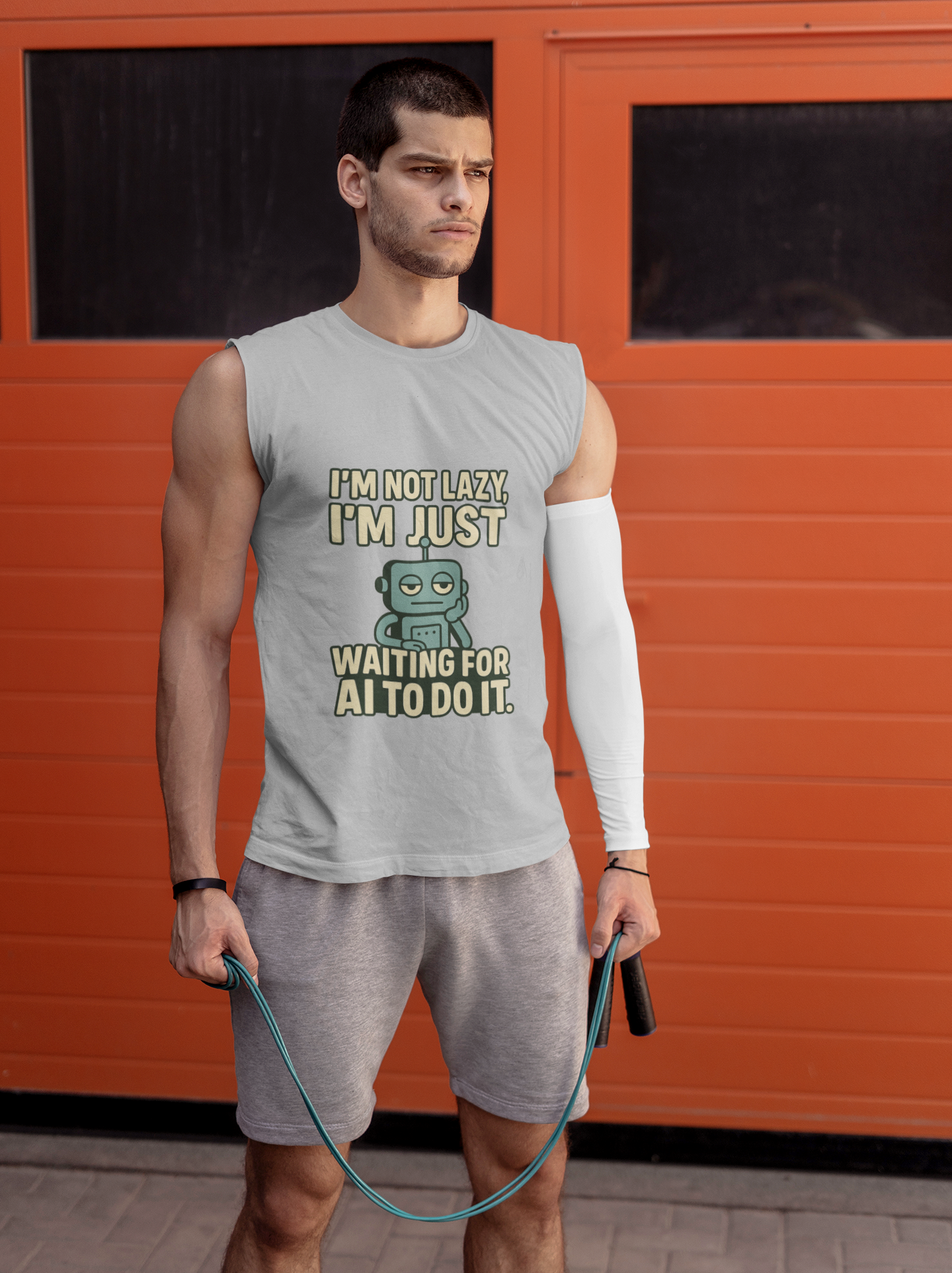 Mr. NoSleeve Lazy AI