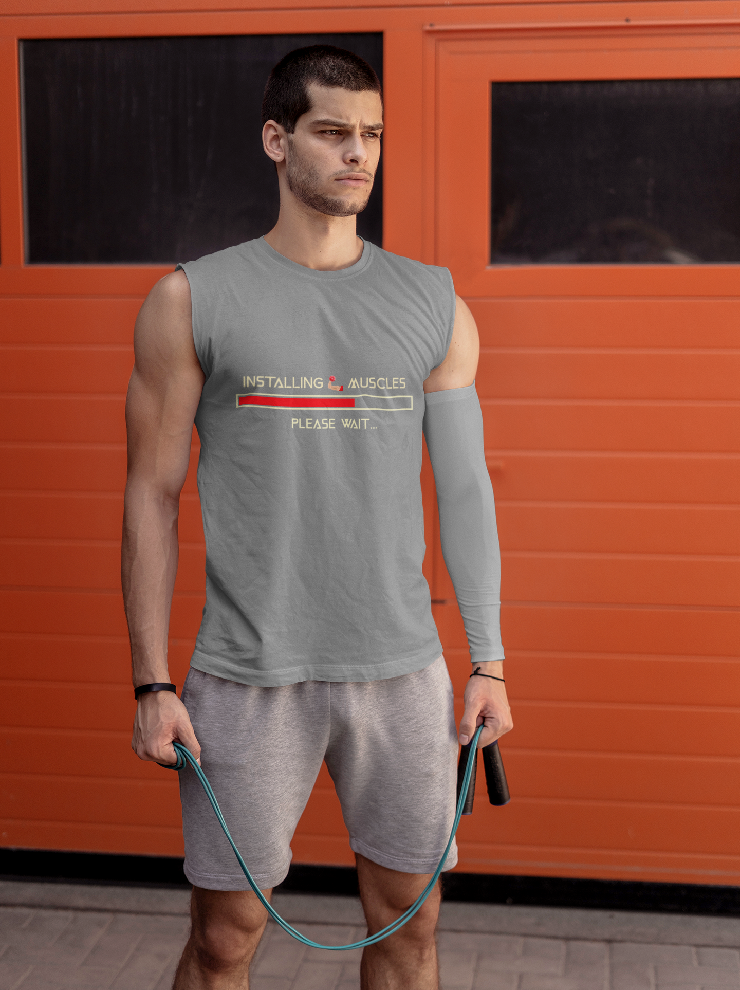 Mr.NoSleeve Installing Muscles