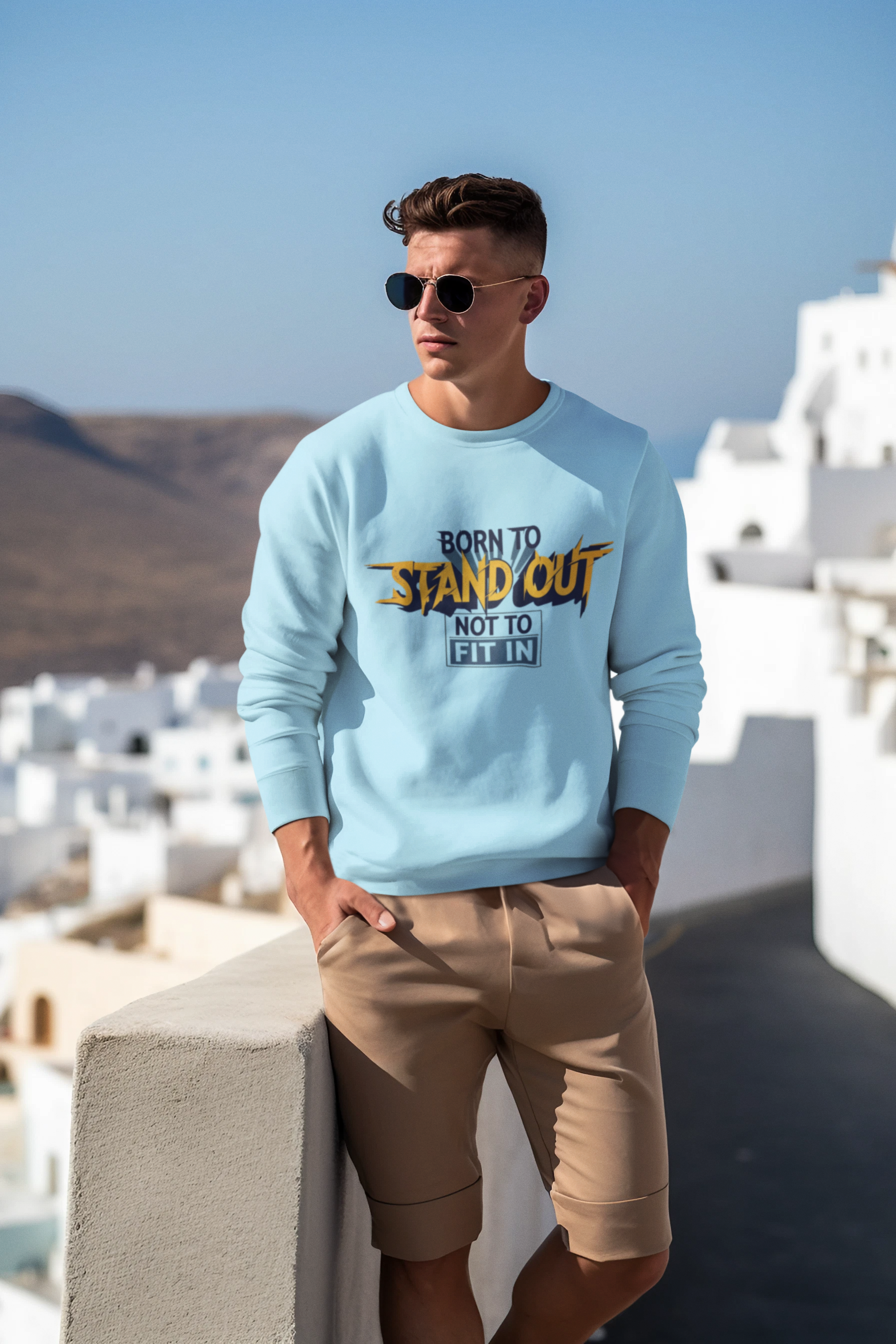 Mr.Sweatshirt Born to Standout