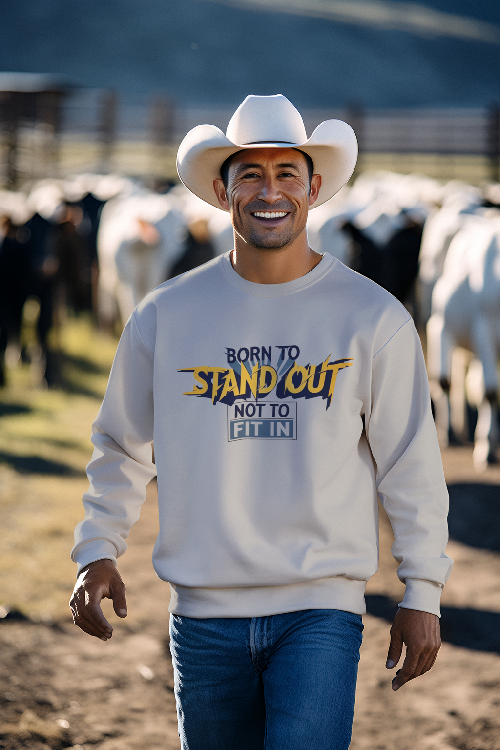 Mr.Sweatshirt Born to Standout