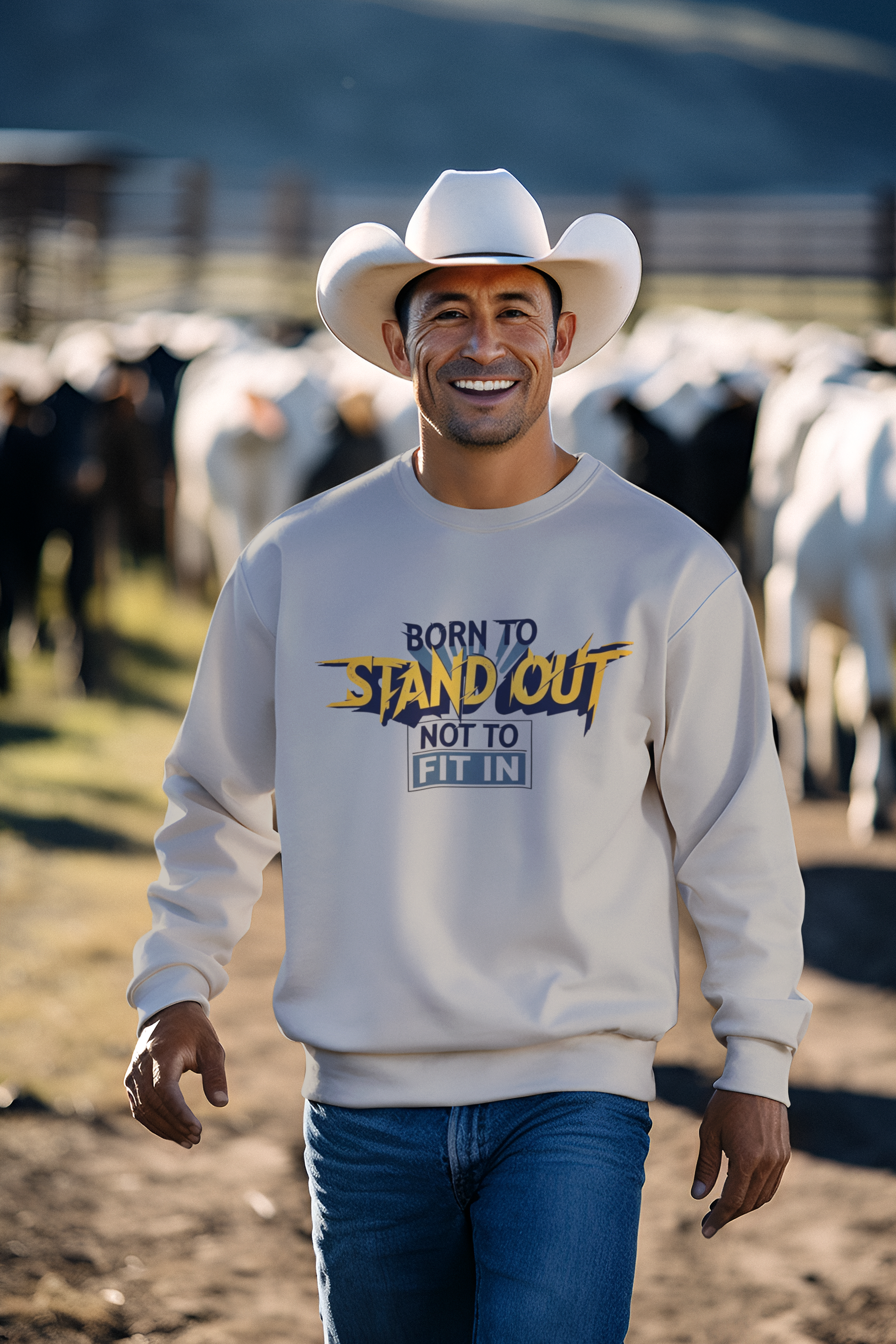Mr.Sweatshirt Born to Standout
