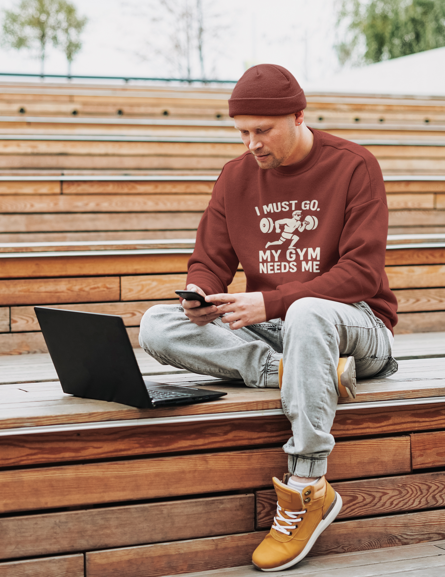 Mr.Gym Needs Me Sweatshirt