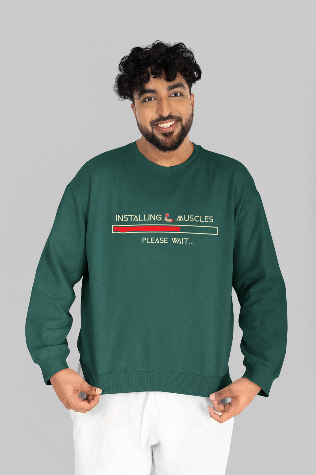 Mr.Sweatshirt Installing Muscles