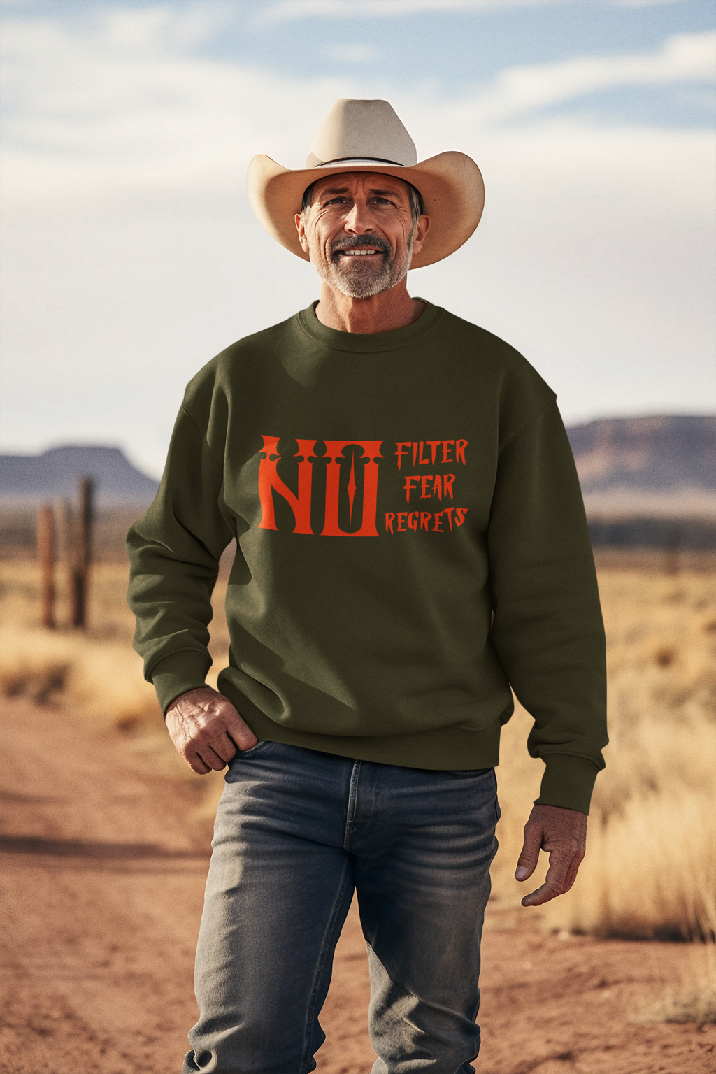 Mr. Sweatshirt No Filter!