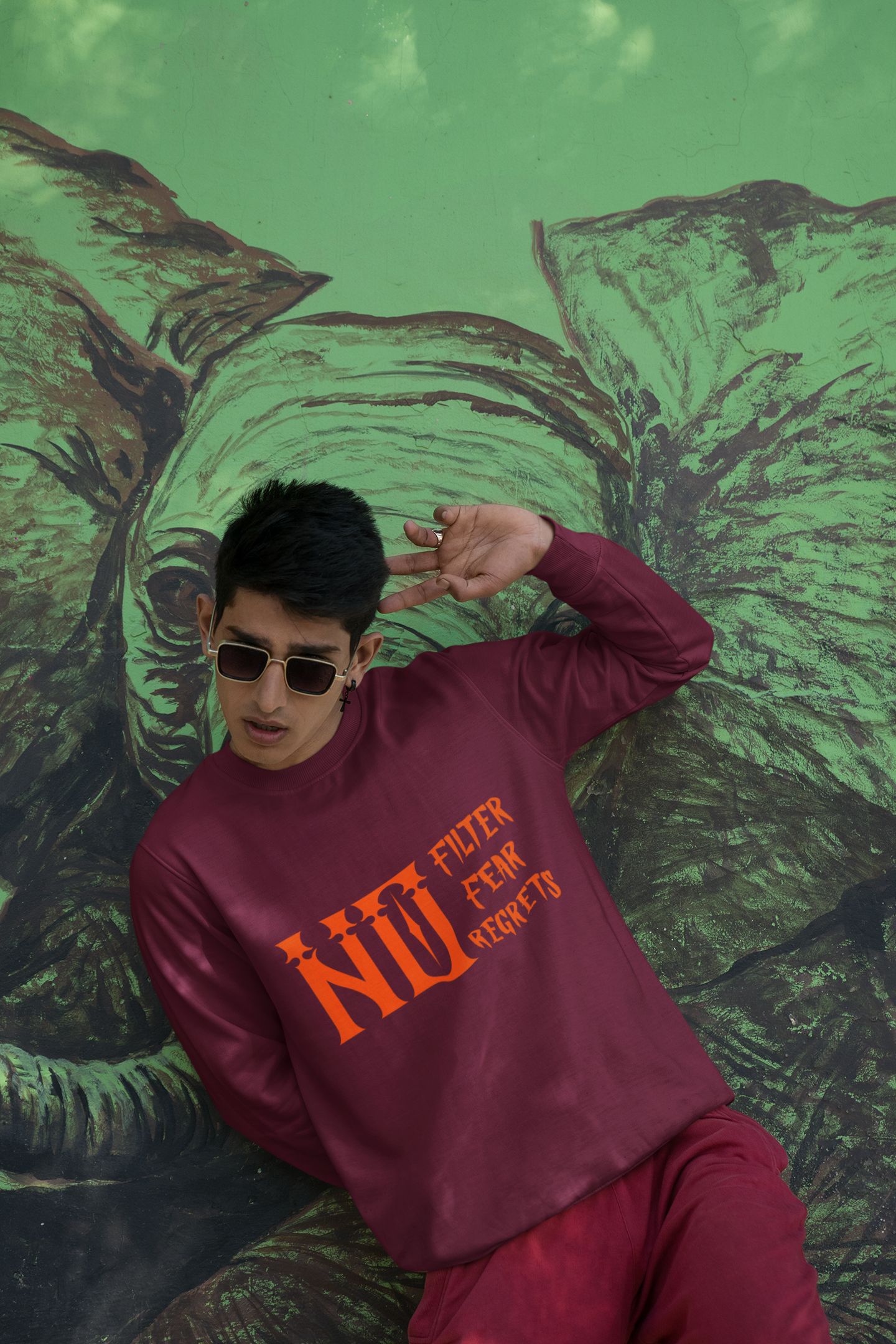 Mr. Sweatshirt No Filter!