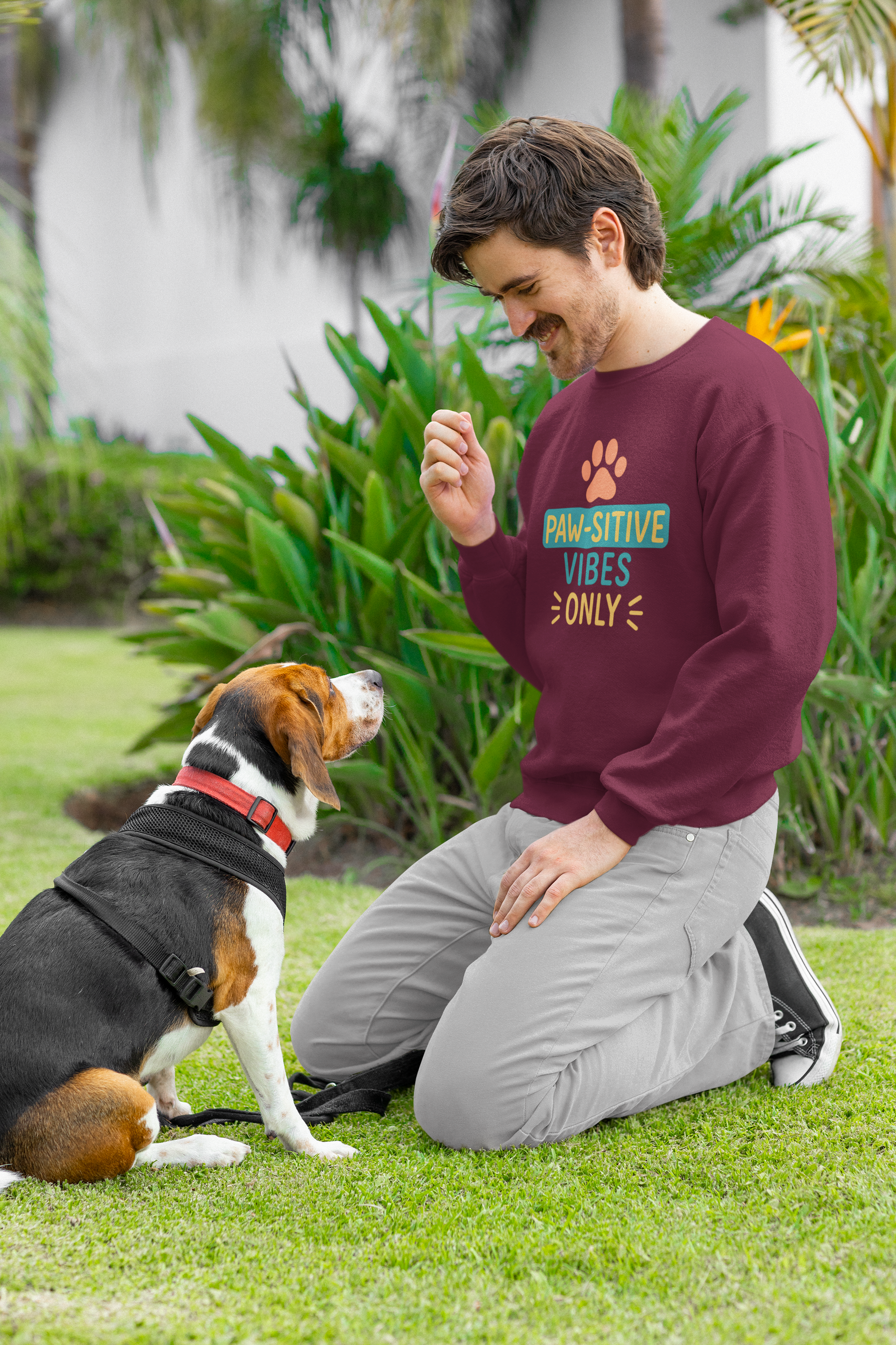 Mr. Sweatshirt Pawsitive Vibes