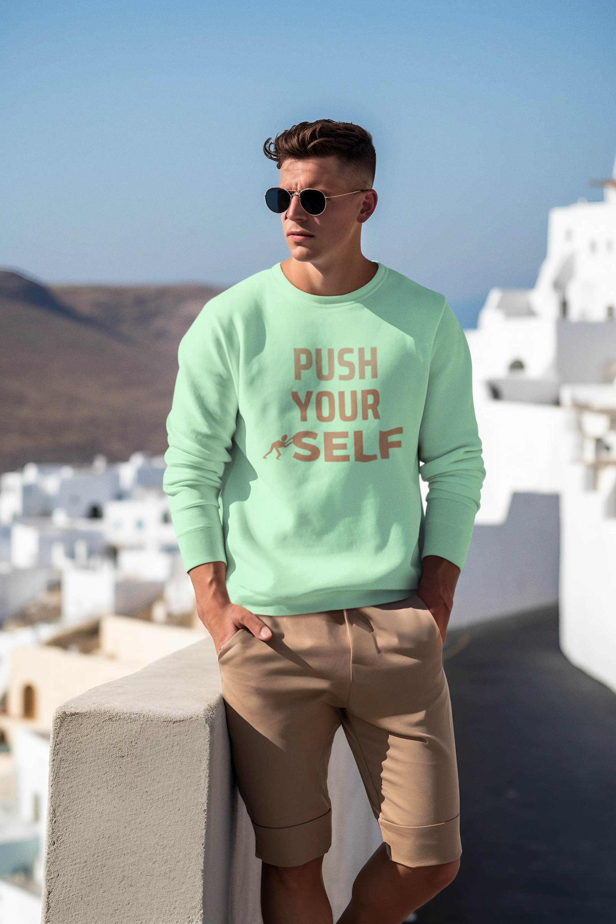 Mr.Sweatshirt Push Yourself