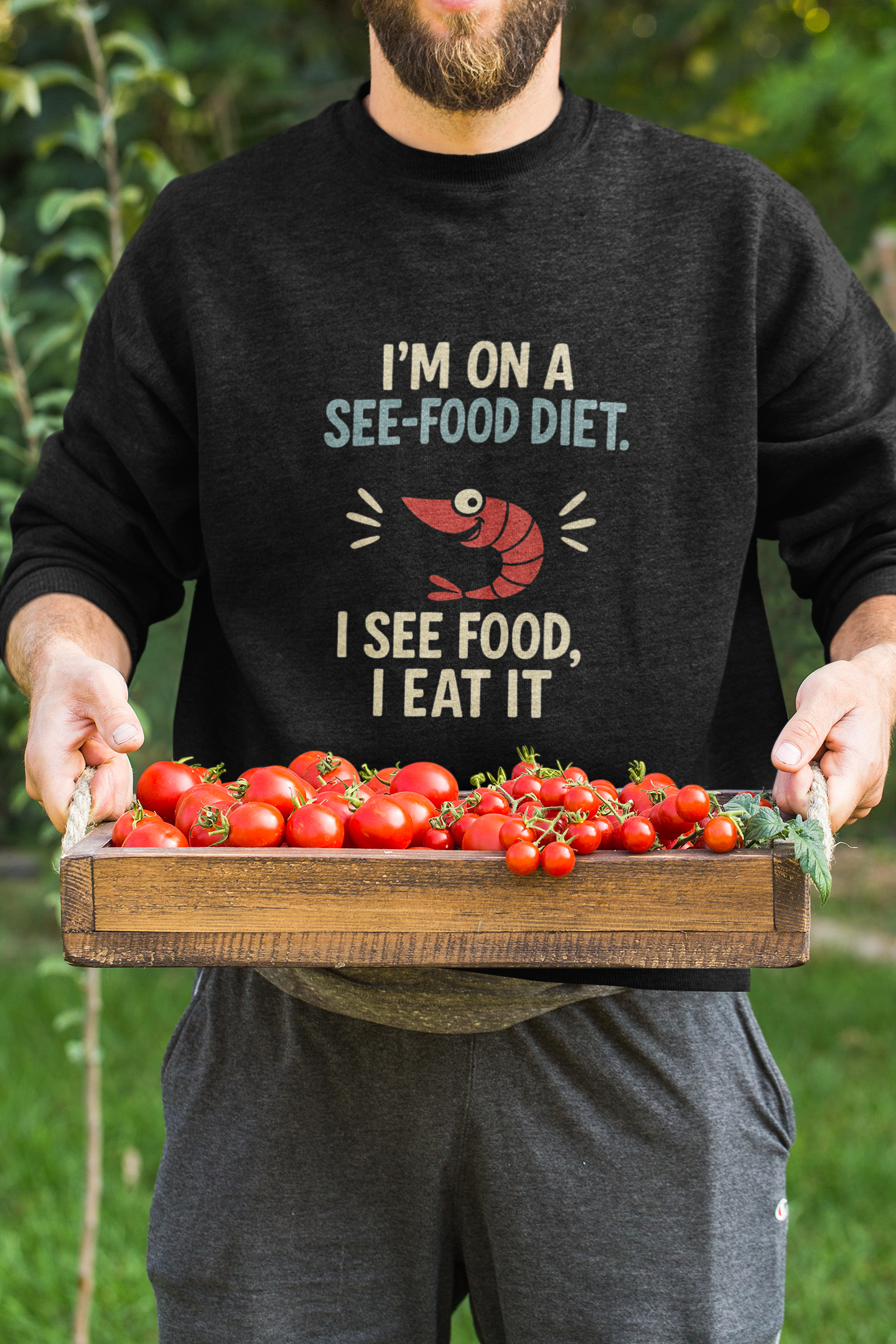 Mr.Sweatshirt See Food